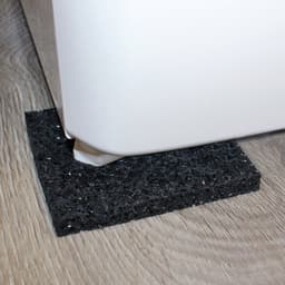 Scanpart trillingsdempers wasmachine vierkant - Geschikt voor AEG Bosch Miele Samsung Siemens - Zwart - Universeel - Set van 4 stuks — thumbnail 4