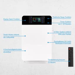MediaShop AirPurifier Deluxe Luchtreiniger 40 m² Wit — thumbnail 5