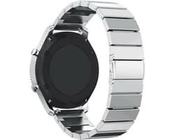 Strap-it Smartwatch bandje 22mm - bandje metaal geschikt voor Xiaomi Mi Watch / Xiaomi Watch S1 / S1 Pro / Watch 2 Pro - Active / Amazfit GTR 47mm / GTR 2 / GTR 3 - Pro / GTR 4 - OnePlus Watch - zilver