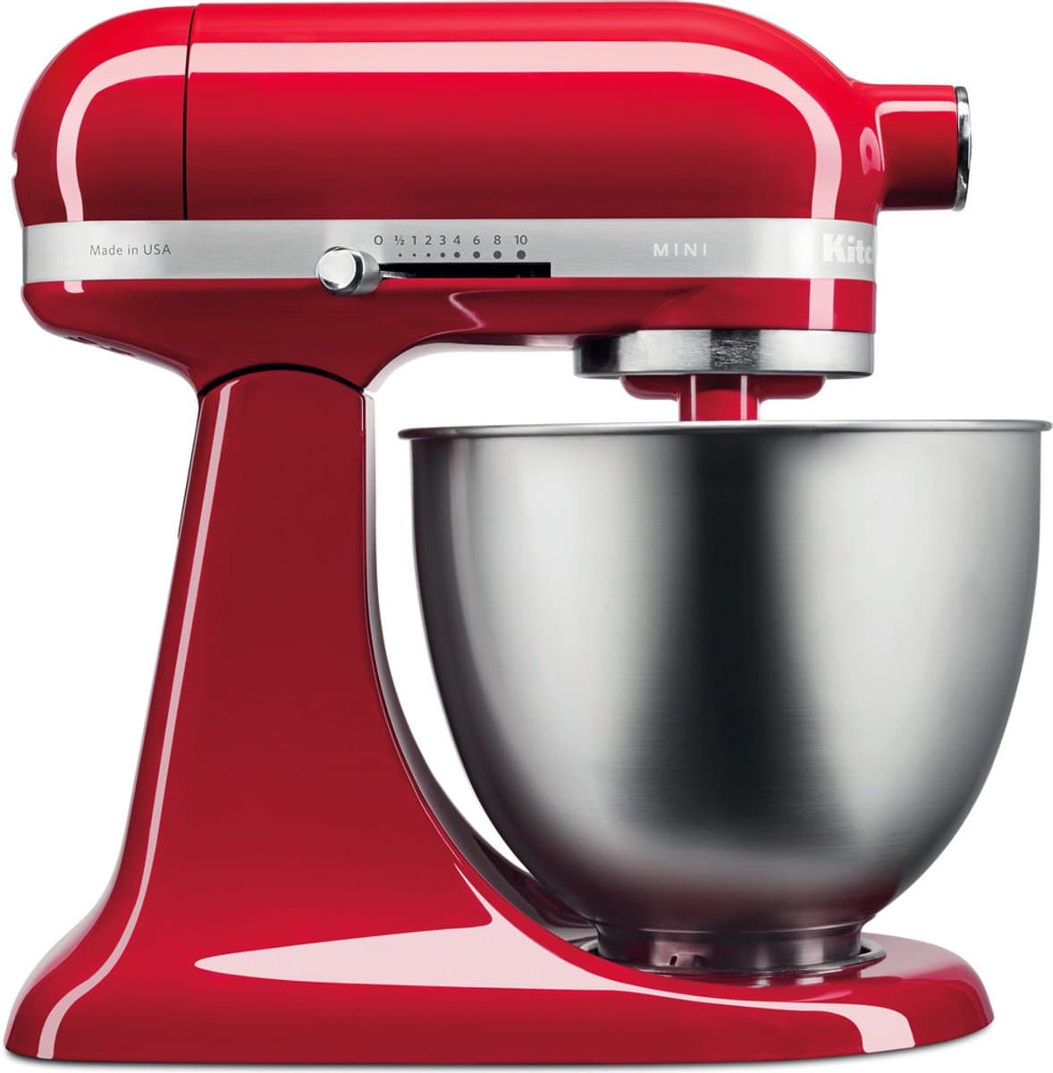 KitchenAid Mini 5KSM3311X - Keukenmachine - Rood — afbeelding 1