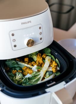 Philips Premium Series Airfryer XXL - HD9870/20 - Smart Sensing - 7.3L - Tot 6 Personen - Wit — thumbnail 7