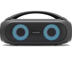 LEDWOOD LD-XT250-BT-BLK - XTREME250 Portable Bluetooth party speaker met radio en verlichting, 20 W