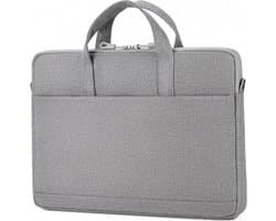 Laptop Sleeve - Tas - Macbook Hoes - 15.6 inch - Laptoptas - Laptophoes - geschikt voor Macbook - LB970 - Grijs