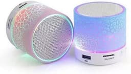 Led Mini Draagbare Speaker USB/TF Card Bluetooth Kleur Roze — thumbnail 3