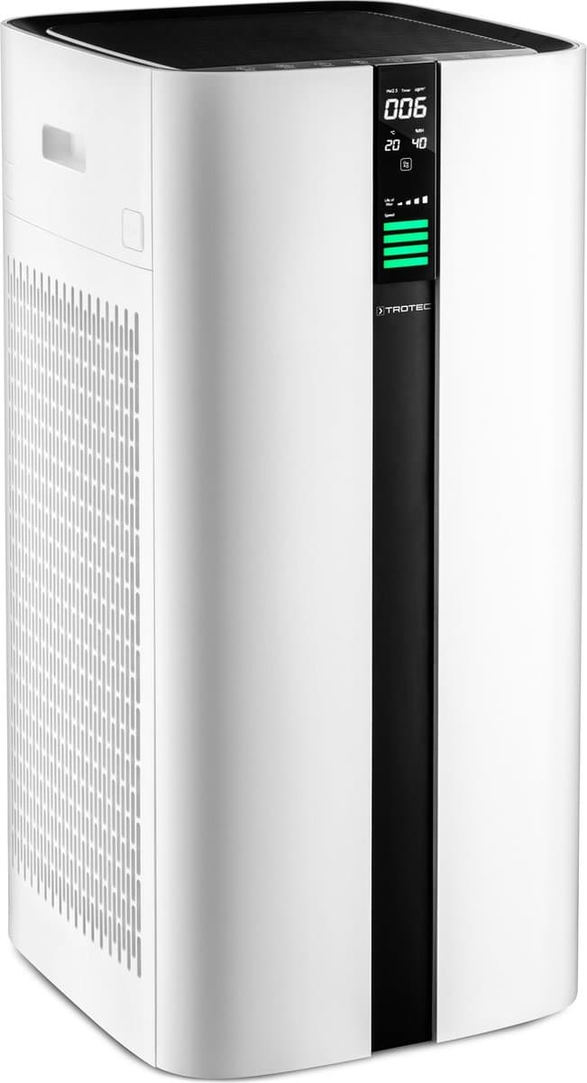TROTEC Luchtreiniger met hoge capaciteit - AirgoClean® 350 E -filtersysteem met voorfilter, HEPA-carbonfilter (99,97 %) en ionisatie - CADR 300m³ - 4 standen — afbeelding 1