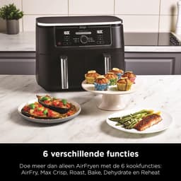 Ninja Dubbele Airfryer XXL - 9.5 Liter - 2020 Model - Dual Zone Technologie - AF400EU — thumbnail 7