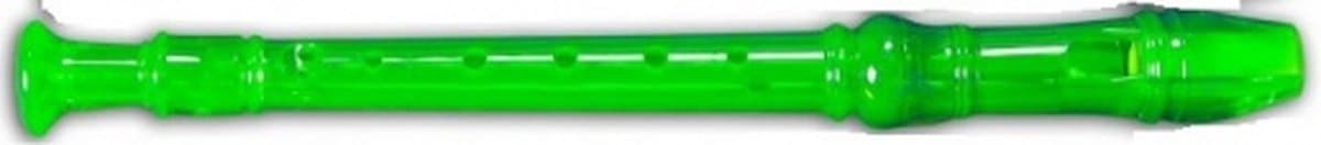 Transparante speelgoed blokfluit groen 2 cm — afbeelding 1