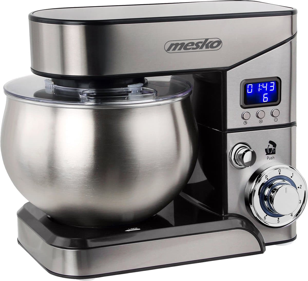Mesko MS 4228 - Foodprocessor - 2000 watt - RVS - LCD — afbeelding 1