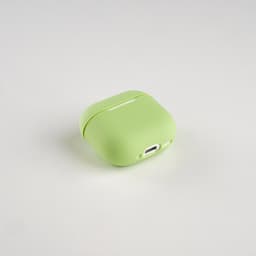 Hoesje in het Licht Groen geschikt voor Apple AirPods 3 en 4 - Beschermhoes - Siliconen - Case - Soft case — thumbnail 4