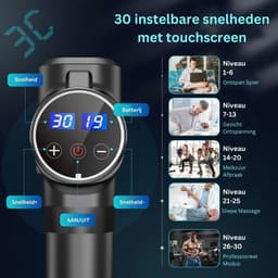 ApexArte® Massage Gun Professioneel - Massage Apparaat - Theragun — thumbnail 3