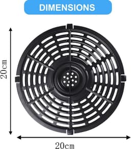 Vervangende Antiaanbak Grillpan voor 5QT Airfryer – Crisper Plaat voor diverse merken — thumbnail 12