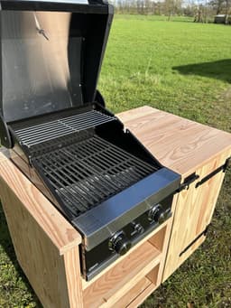 Buitenkeuken met Grandhall G2 - Douglas hout — thumbnail 1