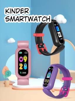 DrPhone KidsTime X13 – Smartwatch Voor Kinderen – IP68 Waterdichte Smartwatch – Hartslagmonitor – Slaapmonitoring – Mobiele App (Alleen voor Android Systeem) - 0.96 Inch TFT Kleurenscherm – Stappenteller – Calorie teller - Blauw — thumbnail 5