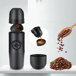WiseGoods Premium Camping Koffiezetter - Draagbare Espresso Machine - Compacte Koffiemachine - Outdoor Koffie - Coffee Maker — thumbnail 4