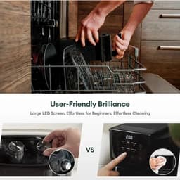 Airfryer XXL - Volume 5 liter - 1500 W - 6-in-1 functie - LED touchscreen - Friteuse - Kijkvenster - Verlichting - Bakken - Grillen - Opwarmen - Drogen — thumbnail 2