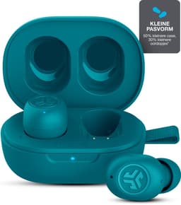 JLab JBuds Mini Draadloze Oordopjes - Bluetooth Oortjes Draadloos - 20 uur Batterijduur - Klein Design - Noise Cancelling Microfoon - Touch Sensoren - Multipoint - Aqua — thumbnail 1