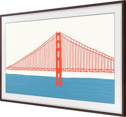Samsung - The Frame (2021) - 50" Lijst - Walnoot - VG-SCFA50BWBXC — thumbnail 5