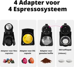 Bolt Edge Koffiemachine - 4-in-1 - Automatisch - Met melkopschuimer - Geschikt voor capsules — thumbnail 2