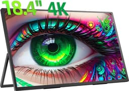 UPERFECT Portable Monitor 184T01 18" draagbaar scherm 4K 1.07B(8Bit+FRC)| 100% sRGB draagbare monitor | Aluminium Frame | Dual USB-C PD | Anti-verblindend IPS — thumbnail 1