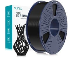 SUNLU PETG Zwart / Black 1 kg - 1.75mm - 3D printer filament