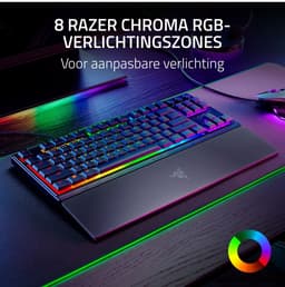 Razer Ornata V3 Tenkeyless - Gaming Toetsenbord - Low Profile - Ergonomisch - RGB - TKL - Qwerty — thumbnail 3