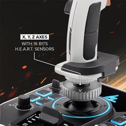 Thrustmaster SOL-R 1 Flightstick – Joystick voor PC – Ambidextrous (Links & Rechts) – 44 Actieknoppen – H.E.A.R.T. Technologie – Ideaal voor Star Citizen & Flight Simulator — thumbnail 3