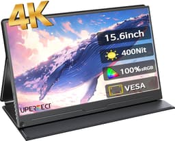 UPERFECT Portable Monitor J08 15,6" 4K Draagbare Monitor | 100% sRGB draagbaar scherm| Aluminium Frame | Dual USB-C PD | Anti-verblindend IPS — thumbnail 1