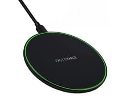 Gmedia Wireless Charger 15W – Snelle Draadloze Oplader – Fast Charging – Met LED Indicatie & Kabel – Zwart