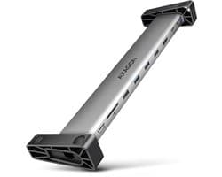 Axagon HMC-10HLS laptop dock & poortreplicator Bedraad USB 3.2 Gen 1 (3.1 Gen 1) Type-C Zwart, Grijs