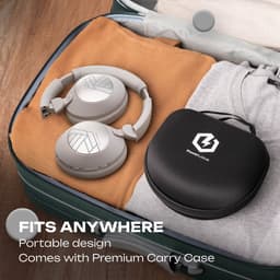 PowerLocus Orion - Koptelefoon Draadloos – Koptelefoon Bluetooth - met ENC Microfoon – 70 Uur batterijduur - Memory Foam Oorkussens - Wireless & met Aux kabel Mode – incl. Premium Case - Sand — thumbnail 5