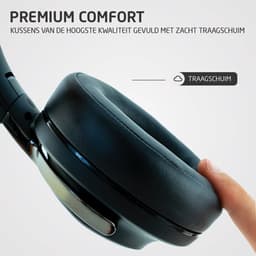 PowerLocus MoonFly Koptelefoon Over-Ear met Active Noise Cancelling, Draadloze Hoofdtelefoon, Voice Assistant Activation - Zwart Metaal — thumbnail 3