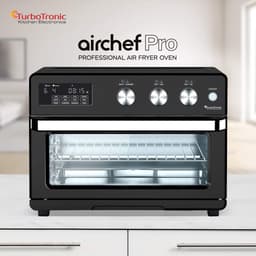 TurboTronic AF32DRD Airfryer XXL en Mini Oven – 32 Liter – Vrijstaande Oven – 12 Kookprogramma’s – 25° tot 230°C – Zwart — thumbnail 2