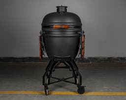 XL Kamado BBQ 23.5", Grill Bill Pro III - Supercompleet - Houtskoolmand - Multilevel System met gietijzeren en RVS roosters - Aslade - Grate Organizer - Onderstel met Extra Grote Wielen - Handlebar — thumbnail 1