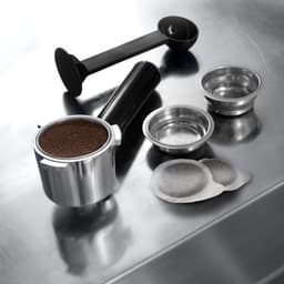 Thuys – Luxe Espressomachine – Koffiezetapparaat – Gemalen Koffie – Italiaanse Stijl – RVS – Klassiek Design – Wit — thumbnail 4