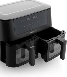 GreenPan - Bistro dubbele airfryer - 4L+4L - 9 programma's - Digitaal Led Display - Automatisch Uitschakelen - zwart - PFAS-vrij — thumbnail 4