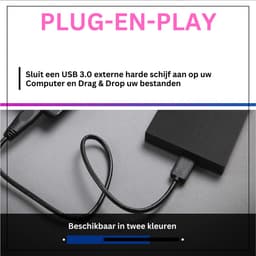 ApexArte® Harde Schijf Extern - Draagbare - 1TB Opslag — thumbnail 2