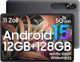 Blackview Tab 90 WiFi - Tablet - 128GB - 11 inch - Android 14 - 5G WiFi - 8200mAh - Octa core - Grijs — thumbnail 1