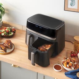 Russell Hobbs Satisfry Dual Basket 9L Airfryer - Heteluchtfriteuse - 27680-56 — thumbnail 8