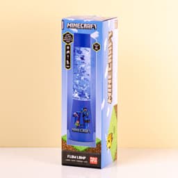 Minecraft Glitter Liquid Flow Lamp – Officieel Gelicentieerde Microsoft Merchandise, Nachtlamp & Gamekamer Decoratie- Paladone — thumbnail 5