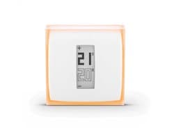 Netatmo Slimme Thermostaat - Smart Thermostaat voor CV - Werkt met Google Home, Alexa & Apple Homekit - Draadloos - Wit