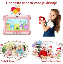 ApexArte® Kindertablet Vanaf 3 Jaar - Tablet Kinderen - Kinderspeelgoed - Roze — thumbnail 3