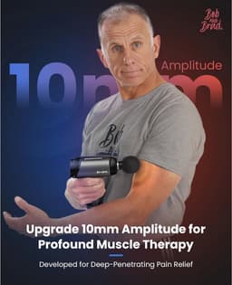 Massagepistool met Warmte en Koude Therapie - 10MM Amplitude Spiermassageapparaat voor Ontspanning en Herstel — thumbnail 3
