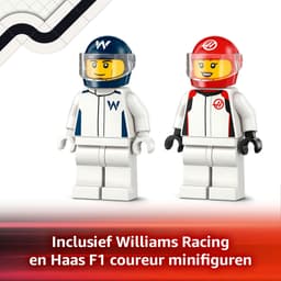 LEGO City - F1 Williams Racing en Haas F1 racewagens Constructiespeelgoed — thumbnail 3