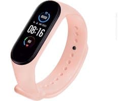 Kiraal Ultra - Smartwatch - Activity Tracker - Temperatuurmeter - Bloeddrukmeter - Hartslagmeter - Stappenteller - Horloge - Heren - Dames - Nederlandse Handleiding - Oud Roze