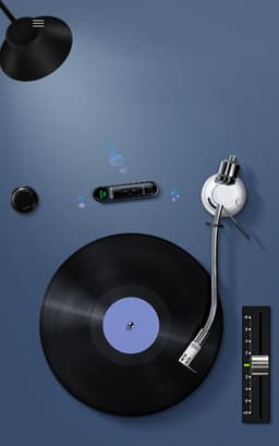 Baseus - BSBA-02 - - (Overseas - Edition) - Bluetooth - AUX-zender - zwart — thumbnail 3