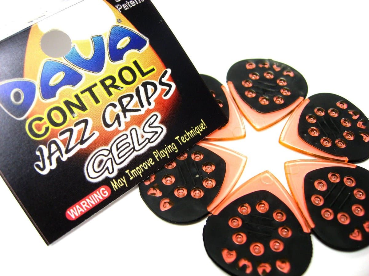 Dava - Jazz Grip Tip Pick Gel - Plectrum - 6-pack — afbeelding 1