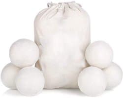 6 Droger bal - Wasdroger Herbruikbare Wollen Droger Ballen - Wasballen - Droogballen Voor Snellere Droogtijd - dryerballs - Set 6 Stuks - drogerballen voor wasdroger