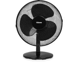 Tristar Tafelventilator 30 cm – 3 Snelheden – 85° Oscillatie – Verstelbare Luchtstroom – VE-5725 – Zwart