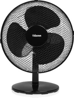 Tristar Tafelventilator 30 cm – 3 Snelheden – 85° Oscillatie – Verstelbare Luchtstroom – VE-5725 – Zwart — thumbnail 1