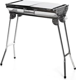 Bbq - Camping Bbq - Barbecue - RVS - Vouwbare Bbq - Bbq Houtskool - Multifunctionele Zijplanken — thumbnail 5